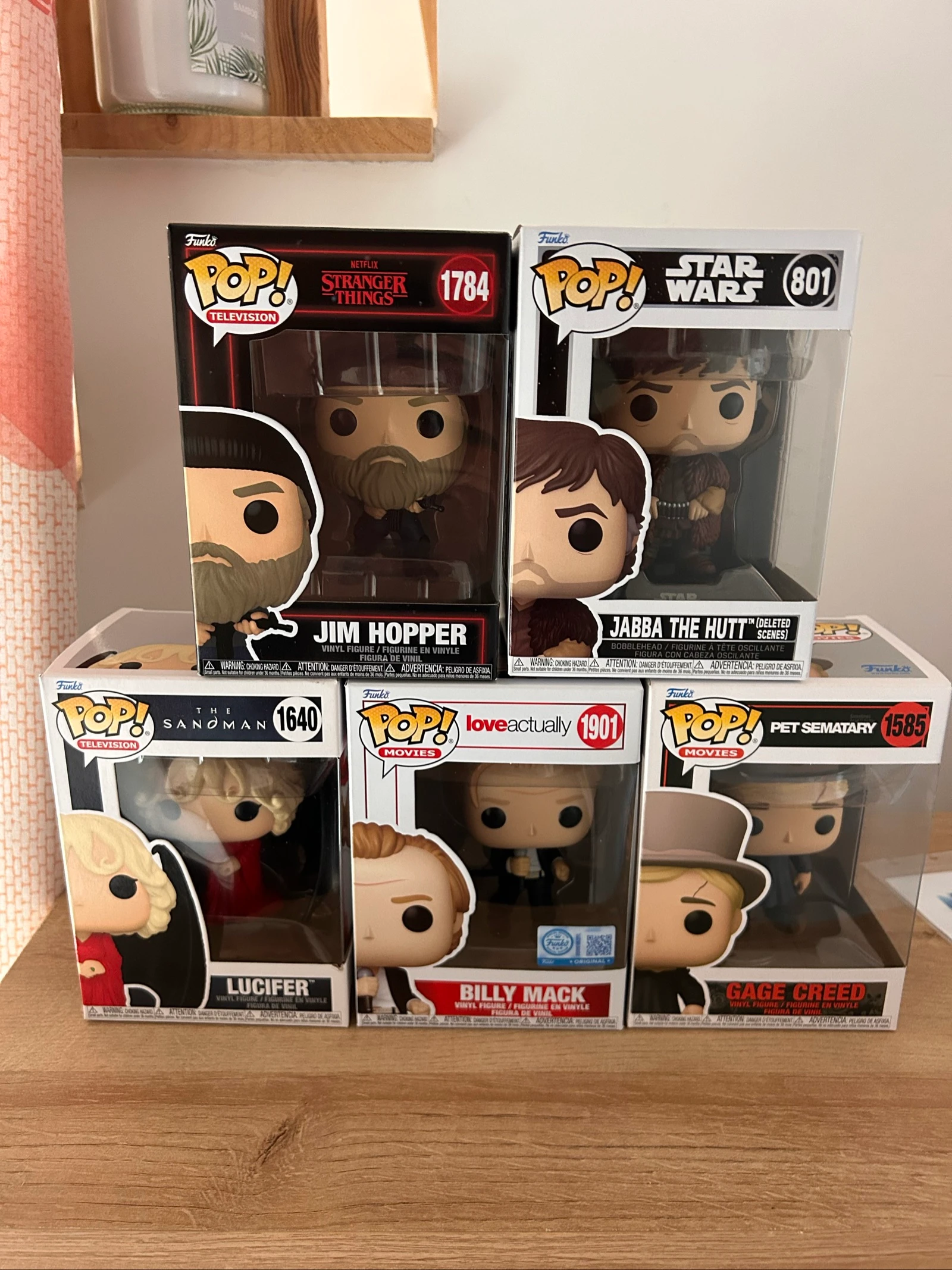 Promoção de 5 Funko Pops 
